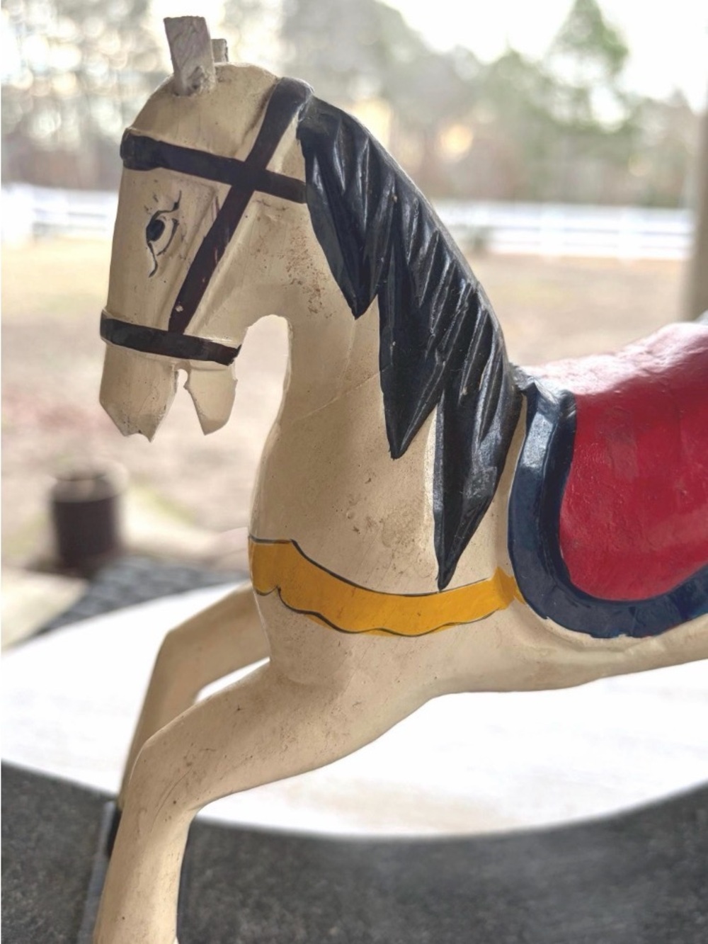 VINTAGE ROCKING HORSE TOY: - Picture 4 of 7